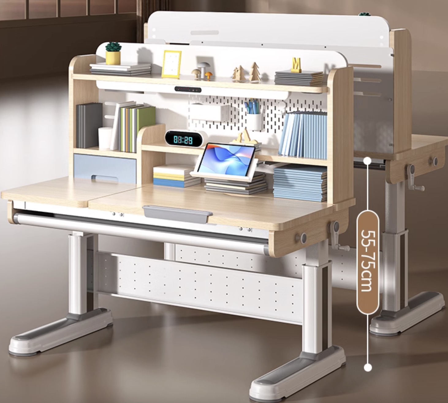 Maximize Your Child's Learning Potential with the COXIDA Premium Gray Study Desk