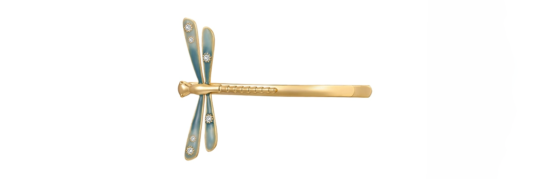 She's Dragonfly Hair Clip - An Exquisite Handcrafted Hair Accessory