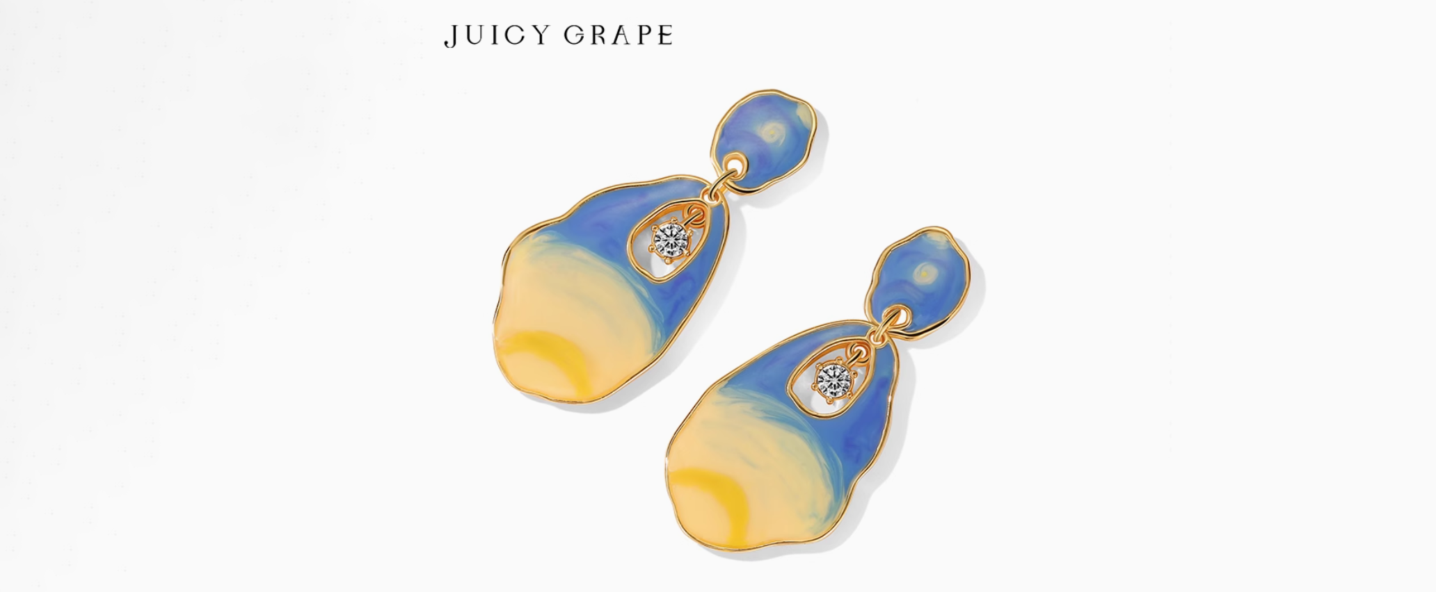 Juicy Grape Star & Celestial Earrings - Luxury Cosmic Jewelry with Y2K Flair
