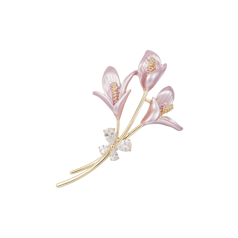 CardiJiN Elegant Brooch - A Floral Masterpiece for the Modern Woman
