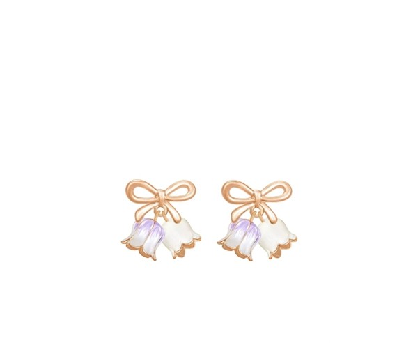 Oho Ou Lily of the Valley Earrings - Exquisite Floral Jewelry for Discerning Women