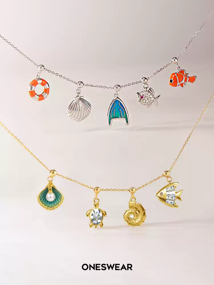 ONE SWEAR Marine Life Series Necklace - Where Ocean Dreams Meet Urban Chic