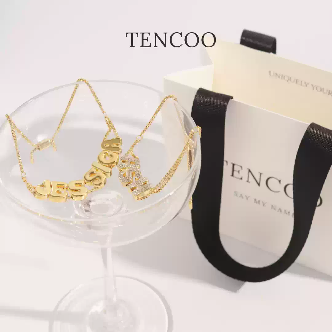 Tencoo Custom Letter Jewelry - Personalized Style for Every Story
