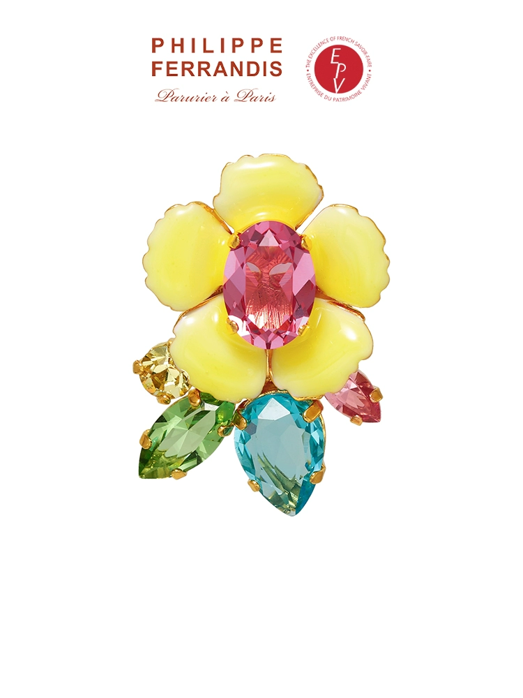 Philippe Ferrandis Camellia Stud Earrings - Exquisite French-Designed Jewelry for Sophisticated Women