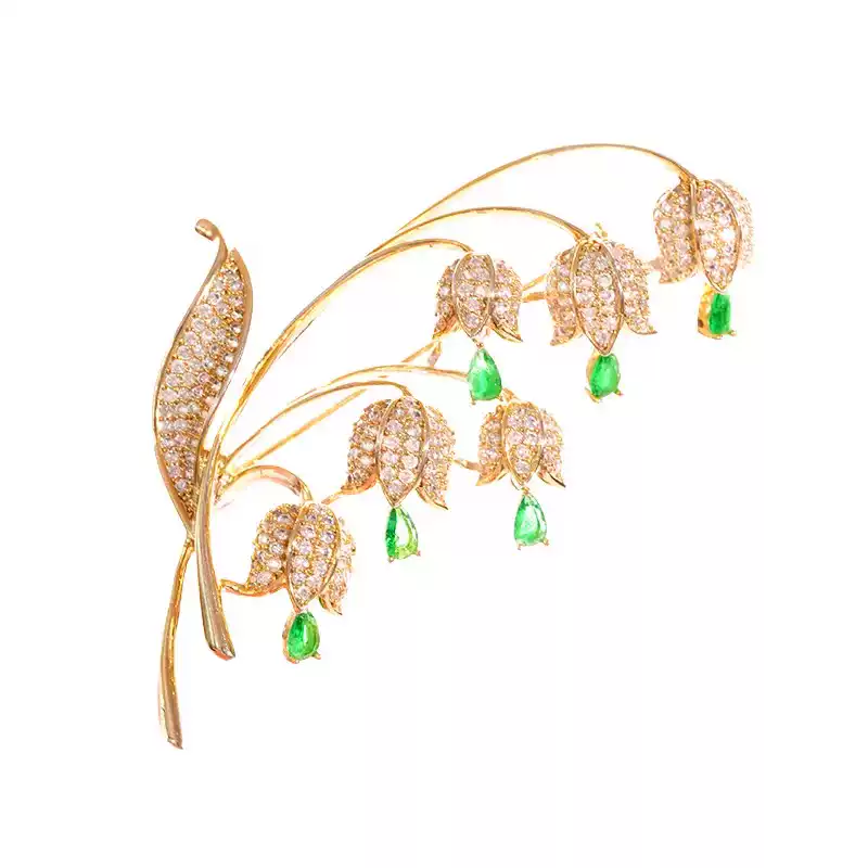Masura Premium Women's Brooch - Exquisite Japanese-Korean Floral Jewelry