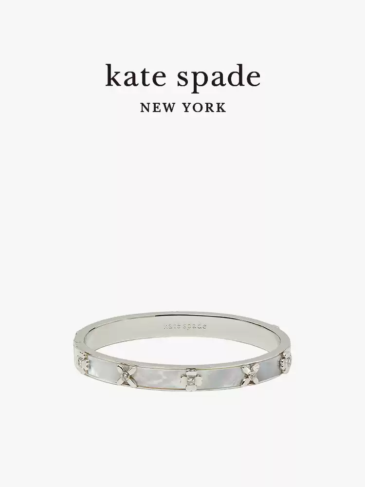 Kate Spade Four-Leaf Flower Bracelet - Elegant Floral Charm for the Modern Professional
