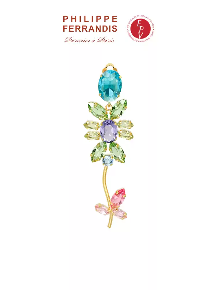 Philippe Ferrandis Camellia Earrings - Exquisite Floral Jewelry for Elegant Women