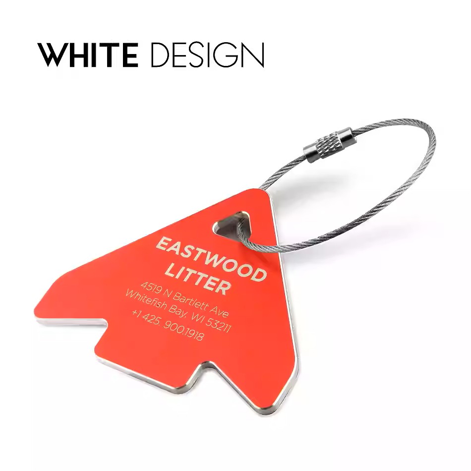 001 Aluminum Alloy Luggage Tag - Premium Travel Identification Solution
