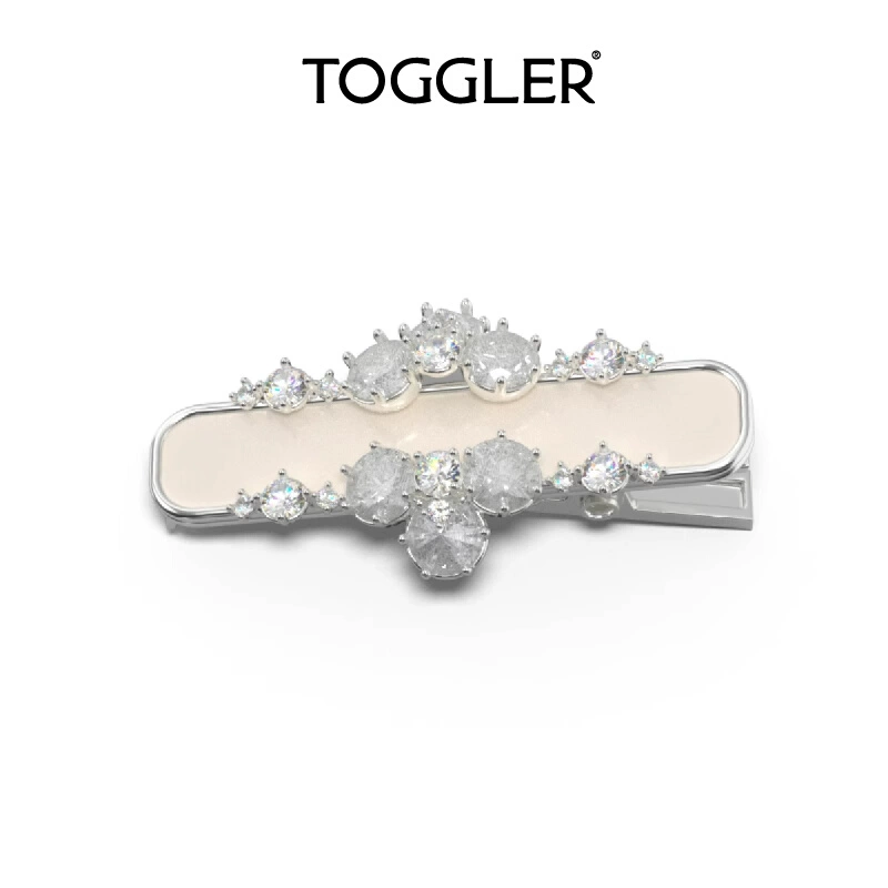 TOGGLER Enamel Lace Hair Clip - Summer 2024's Epitome of Quiet Luxury