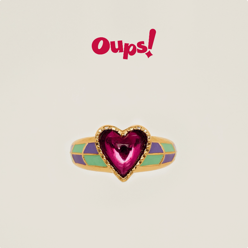 Oups! Heart Ring - Exquisite Romantic Jewelry for Women