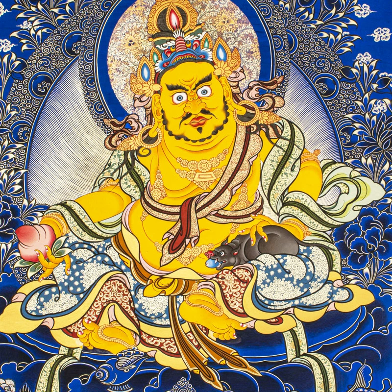 Authentic Tibetan Thangka Painting - Sacred Buddhist Wall Art Collection