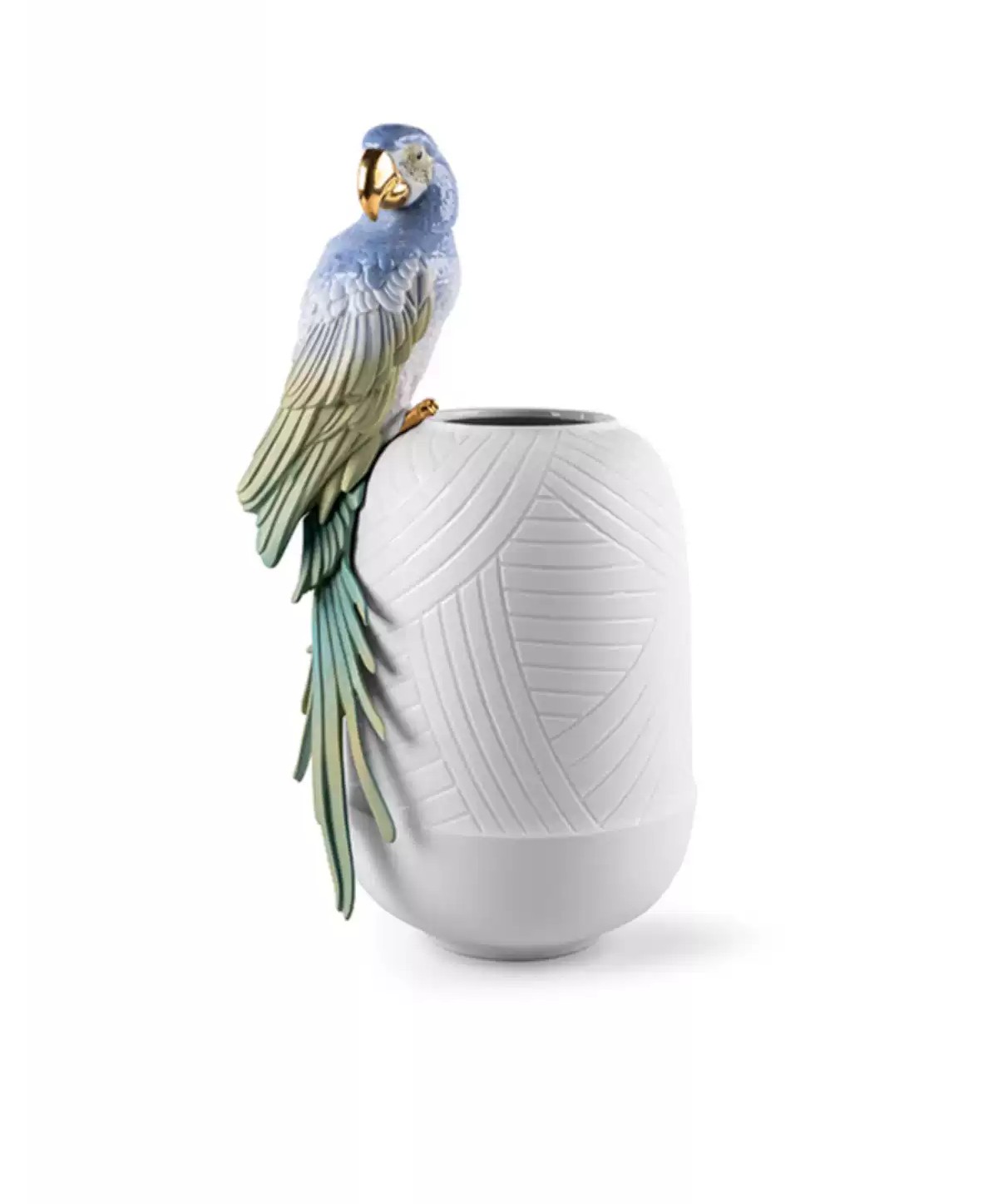Lladró Summer Fiesta Vase - Handcrafted Ceramic Animal Decor for Stylish Homes