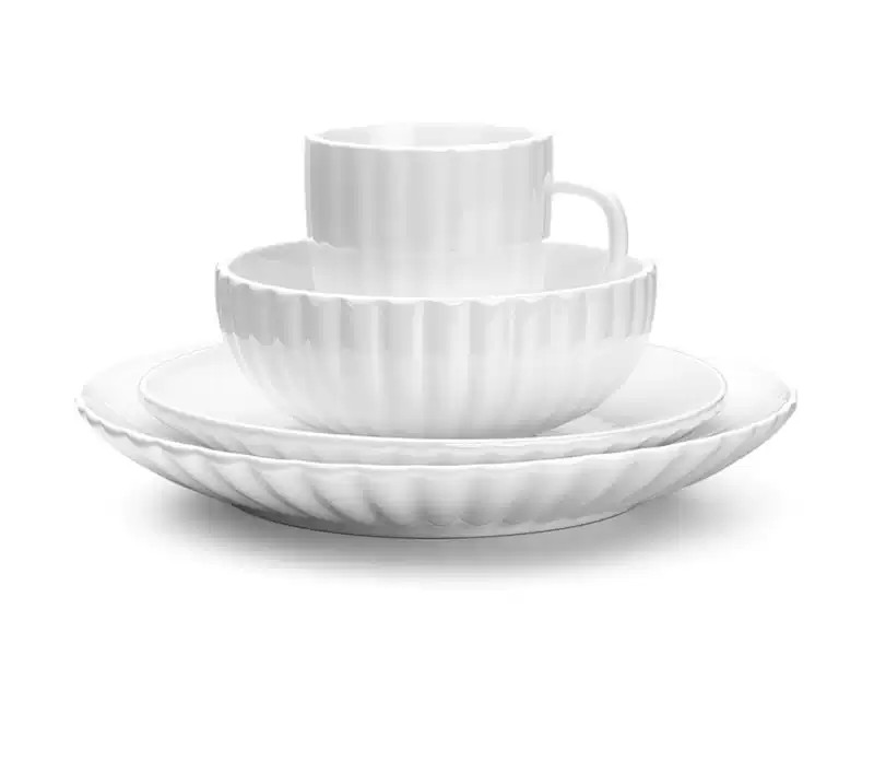 MODERN Luxury Ceramic Tableware Set – Premium White Nordic Dinnerware