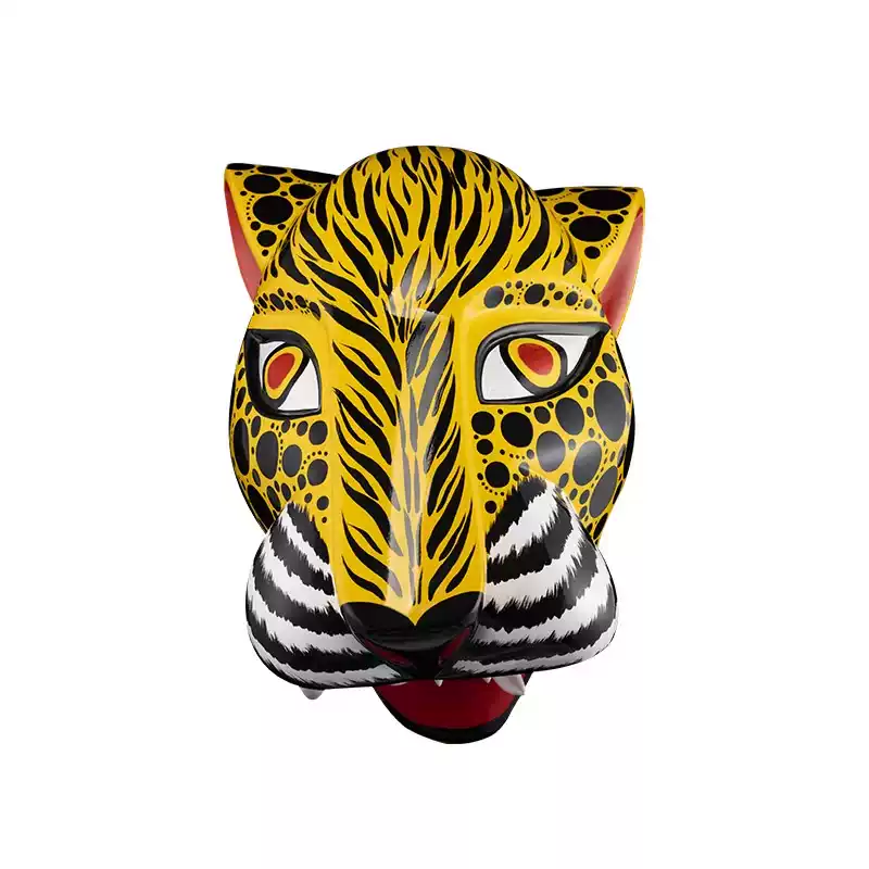 SECRET Renyin Big Cat Statue - Exquisite Hand-Painted Jaguar Home Decor