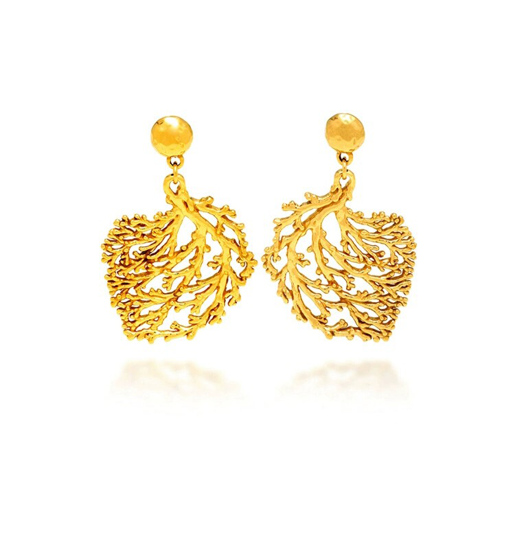 Coral Earrings - Luxury Gold-Plated Jewelry by Giovanni Raspini